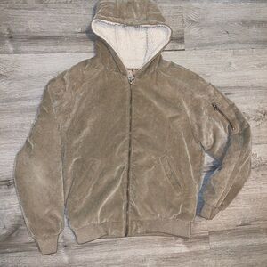 Men's Corduroy Hooded Jacket
